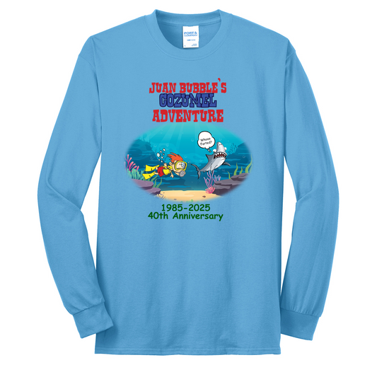 Long Sleeve- 40th Anniversary Shirt/ Blue
