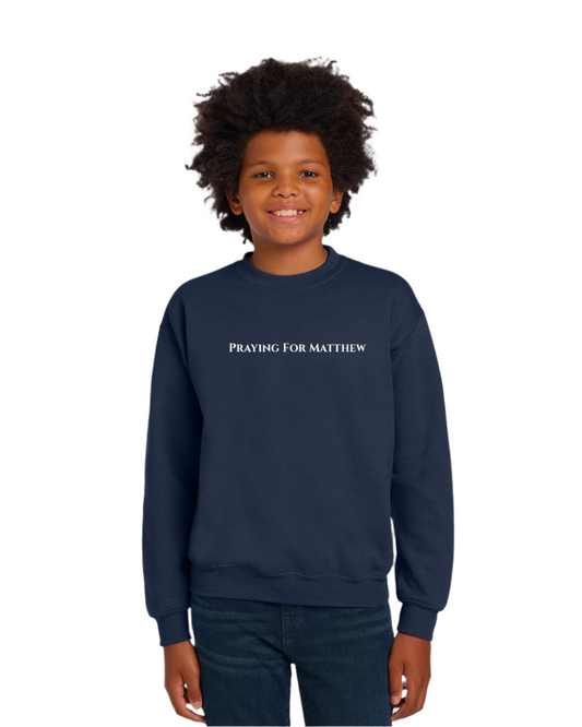 Praying for Matthew YOUTH - Crewneck Sweatshirt