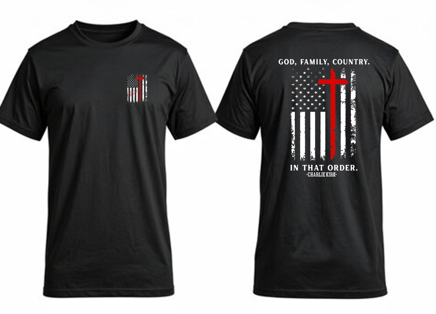 Charlie Kirk - God. Family. Country