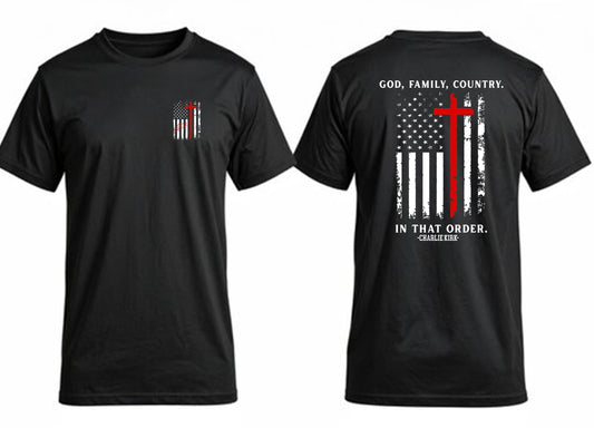 Charlie Kirk - God. Family. Country